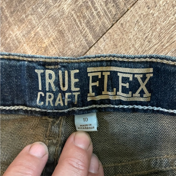 NWOT Boys True Craft Flex Jeans Dark Denim Size 10 - Picture 3 of 4